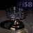 Elegant Series Smoke Crystal Ashtray & Candy Dish - 15 cm Footed Luxury Office Object