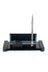 Anthracite Crystal Desktop Nameplate Set with Single Pen Holder - Personalized Desk Nameplate