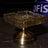 Elegant Series Square Crystal Ashtray & Candy Dish - 15 cm Footed Luxury Office Object