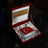 Velvet-Boxed Turkish Flag Crystal Glass