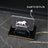 15-Piece Crystal Desk Set & Nameplate Set - Large Nameplate, Gold Accents