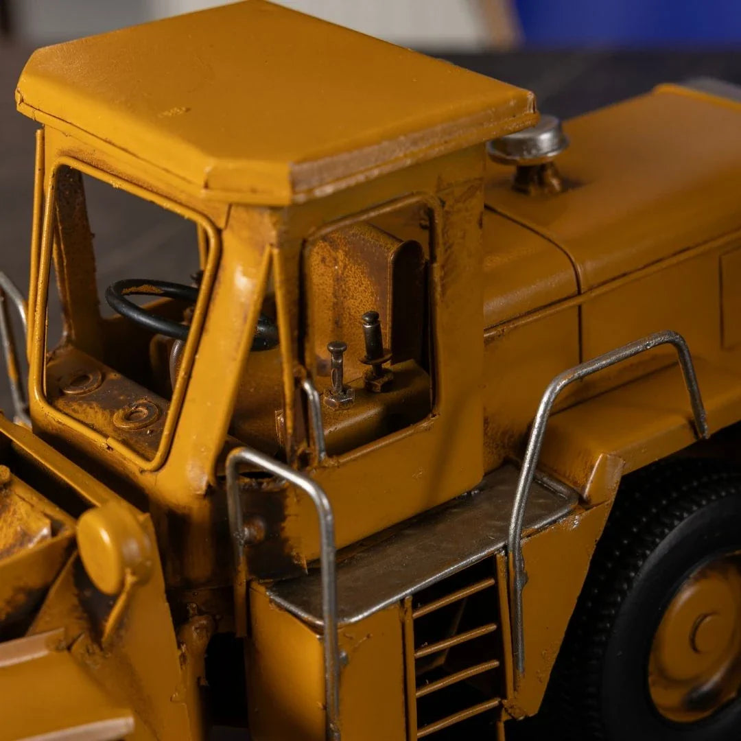 Metal Loader Construction Vehicle Model | Handmade