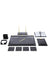 11-Piece Leather Desk Set with Accessories