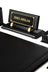 Leather Desk Set with Wooden Nameplate, 10 Pieces