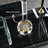15-Piece Crystal Desk Set & Nameplate Set - Large Nameplate, Gold Accents