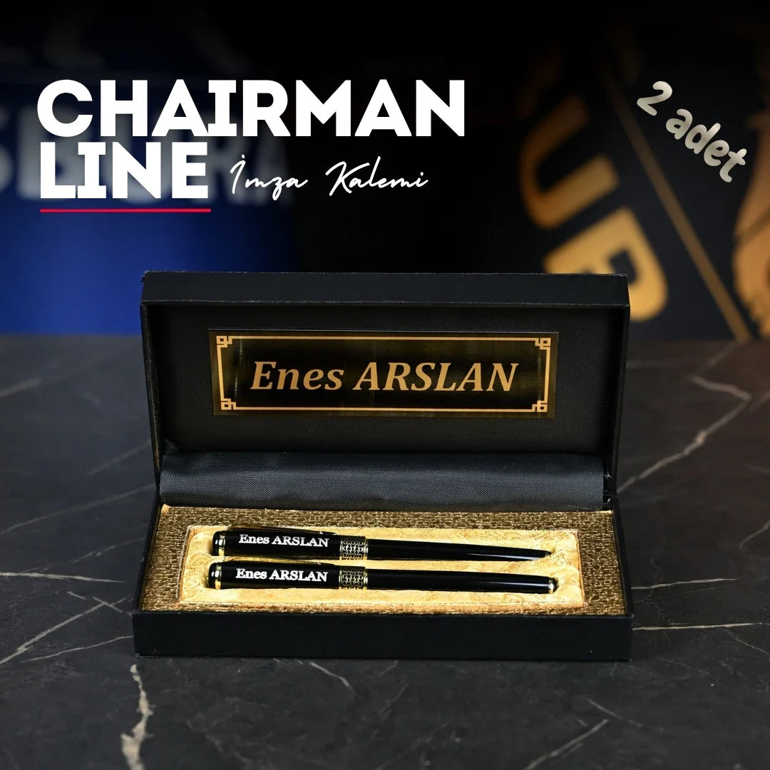 Chairman Line Personalized 2-Piece Signature Pen Set