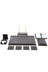 10-Piece Leather Desk Set with Accessories