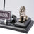 Lion-Figure Marble Desk Nameplate – Black | Personalized Prestige Nameplate