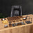 Brown & Gold Leather 14-Piece Premium Desk Set