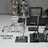 22-Piece Crystal Desk Set & Nameplate Set - Silver Accents