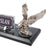Marble Desk Nameplate with Winged Eagle Figure