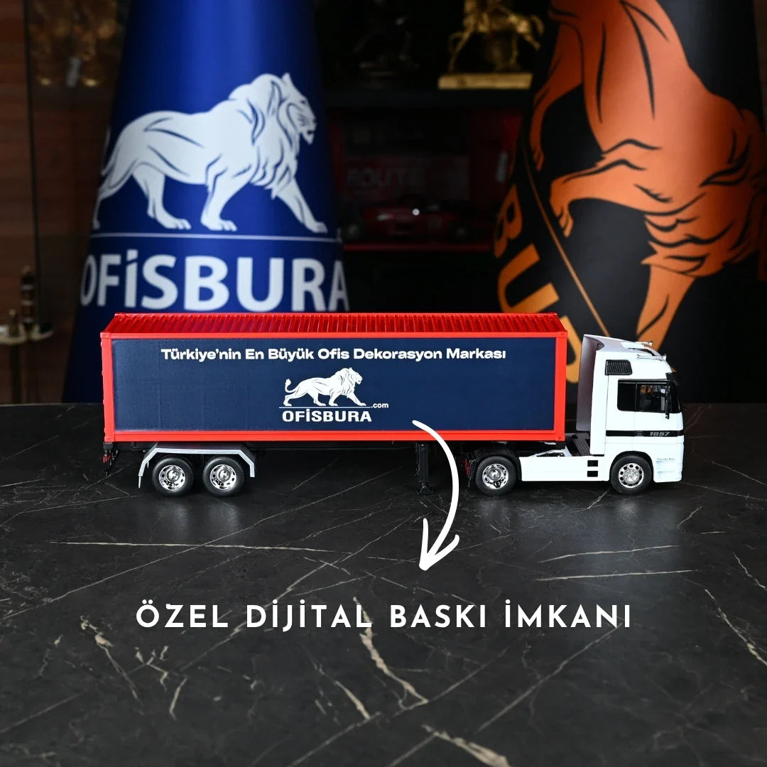 Custom Branded Mercedes Benz Truck Model 50 cm | Office Decor