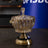 Crystal Glass Candy Dish with Lid, Gold Detail - 25 cm