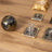 Prestige | 12-Piece Crystal Desk Set & Nameplate Set