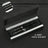 22-Piece Crystal Desk Set & Nameplate Set - Silver Accents