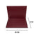 Large Leather Desk Set with Flap - Burgundy | 50x35 cm (4 Free Coasters)