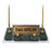 Ephesus Emerald Green Marble Desk Nameplate | Gold-Accent Luxury Set - 30 × 16 Cm