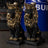 2-Piece Black King Lion Figurine Set | 35 cm Polyester